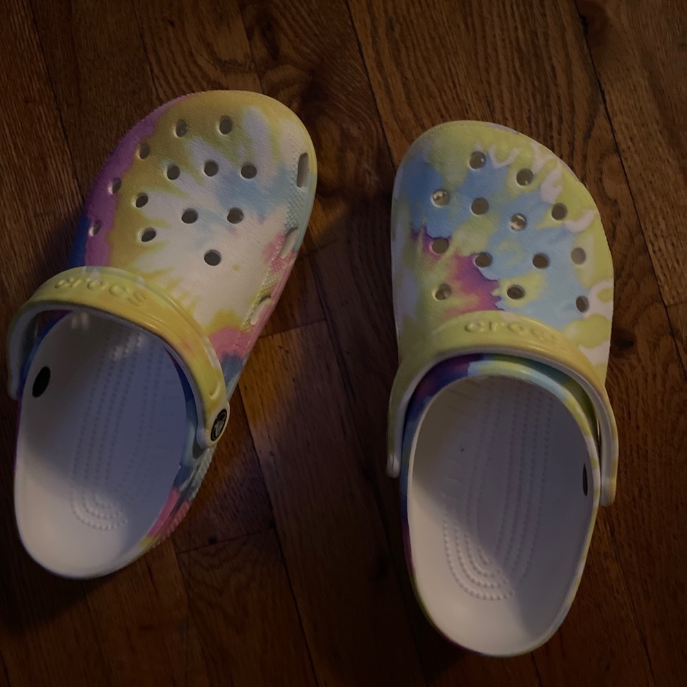 Tie Dye Crocs